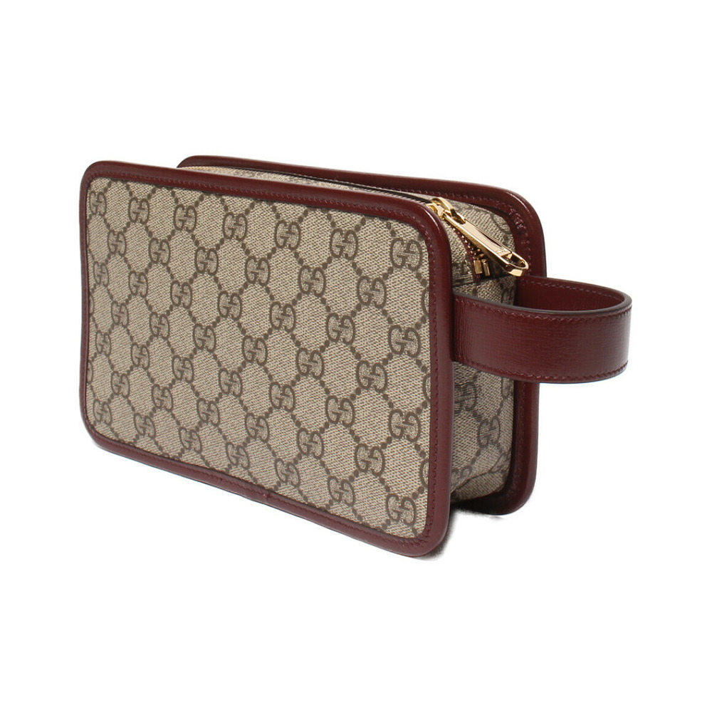 Gucci clutch bag travel case GG canvas Plus - Picture 2 of 5